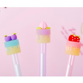 Bút bánh kem mực đen ngòi 0.38mm