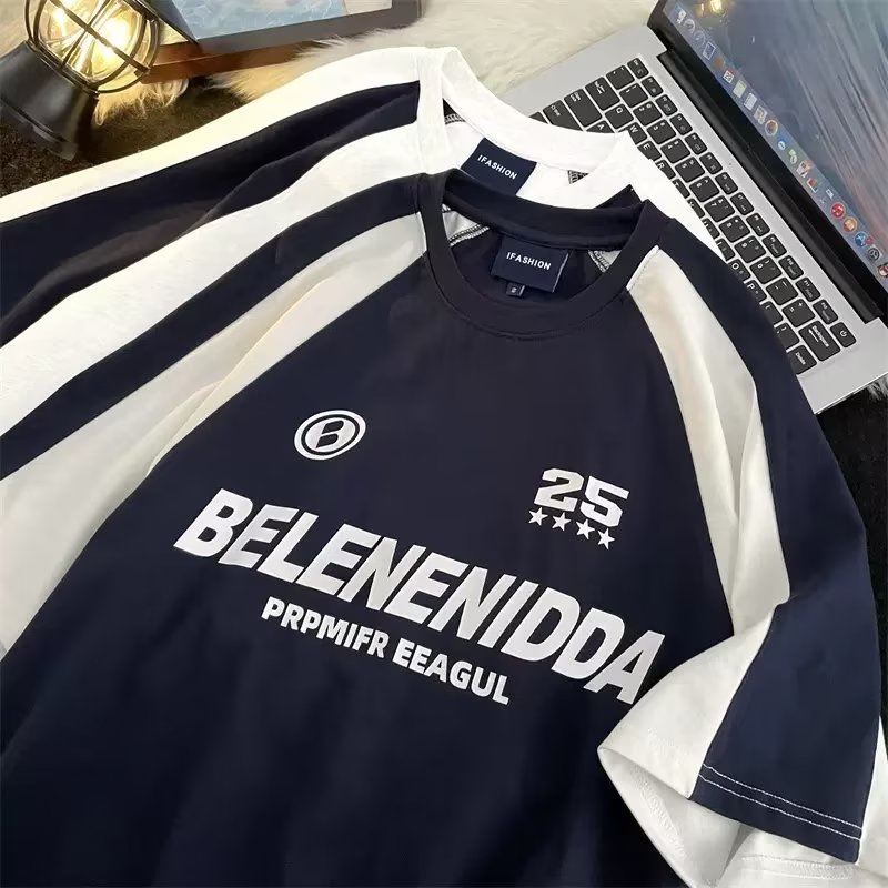 Áo Thun Bóng Chày Tay Ngắn Thời Trang Mùa Hè Cho Nam