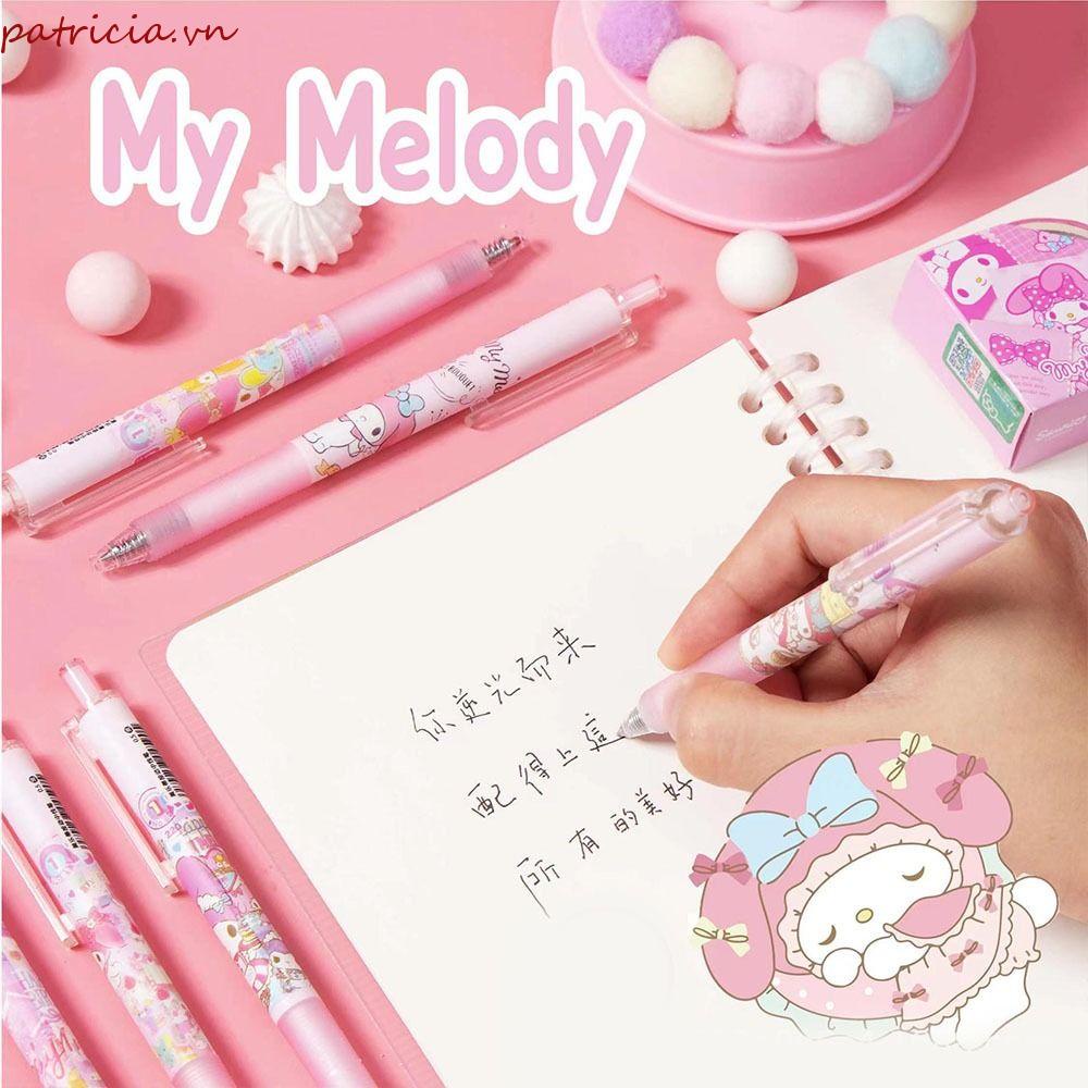 Set 6 Bút Bi Mực Đen Ngòi 0.5mm My Melody Dễ Thương