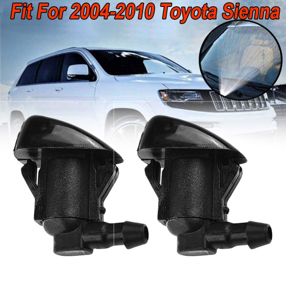 Vòi Phun Nước Rửa Kính Chắn Gió Thay Thế Cho Xe Toyota Sienna 'S Old Kèm 2 Vòi Phun Nước