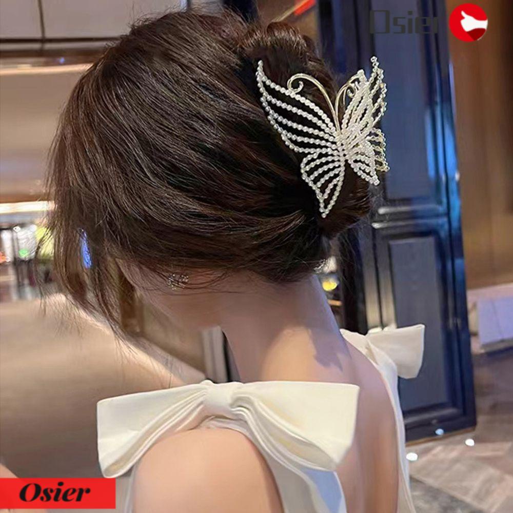 Kẹp Tóc Kim Loại Họa Tiết Hình Học Rỗng 1 Cái