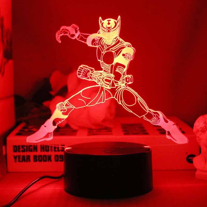Đèn Ngủ 3d Hình Kamen Rider Có Điều Khiển Từ Xa Độc Đáo