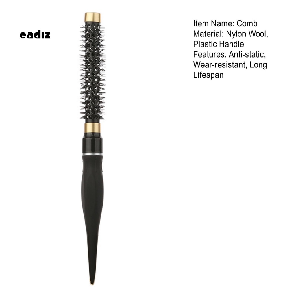 Lược Chải Tóc Tạo Kiểu Xoăn Không Gây Tĩnh Điện Tay Cầm Bằng Nhựa An Toàn Thoải Mái