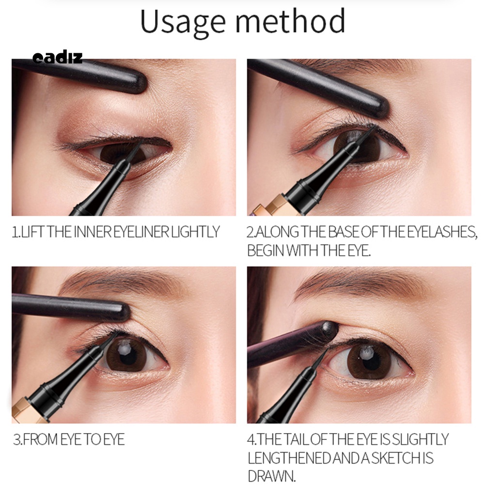 Bút Kẻ Mắt Dạng Lỏng Chống Nước Nhanh Khô Không Nhòe Tiện Dụng