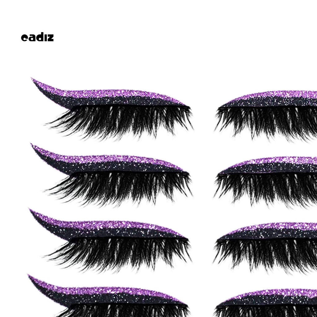 Set 4 Cặp Lông Mi Giả 2 Trong 1 Có Thể Tái Sử Dụng