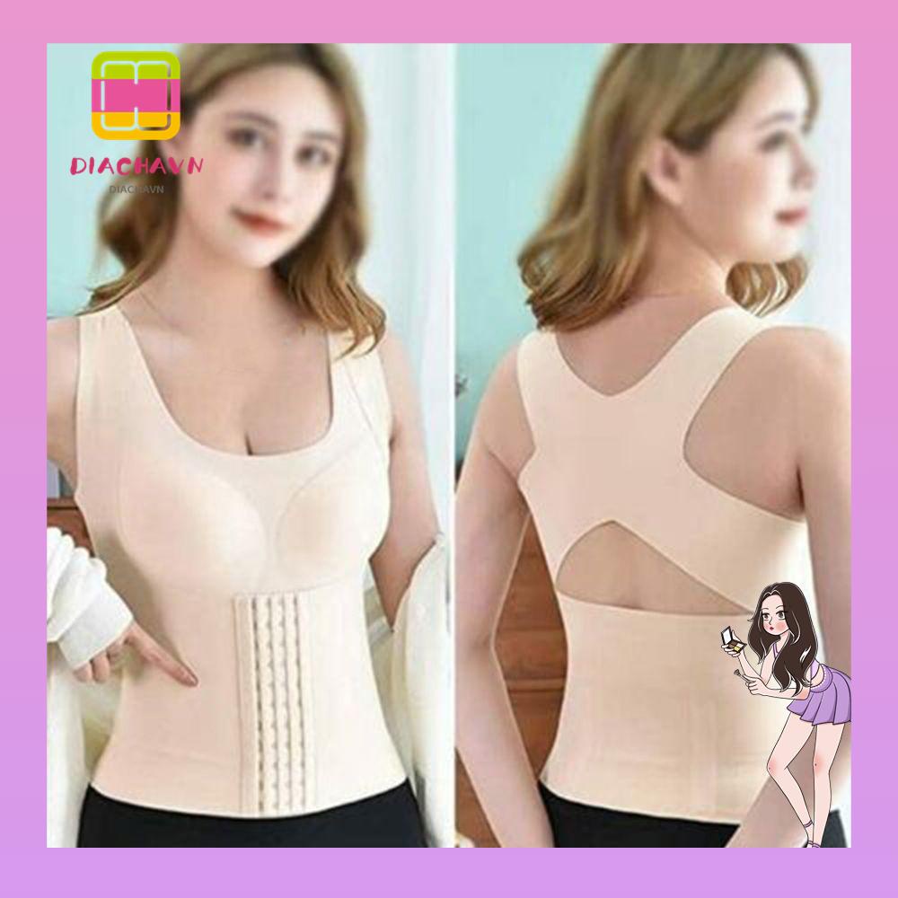 Áo Ngực Cài Nút 4 Trong 1 Điều Chỉnh Tư Thế Bụng Cho Nữ