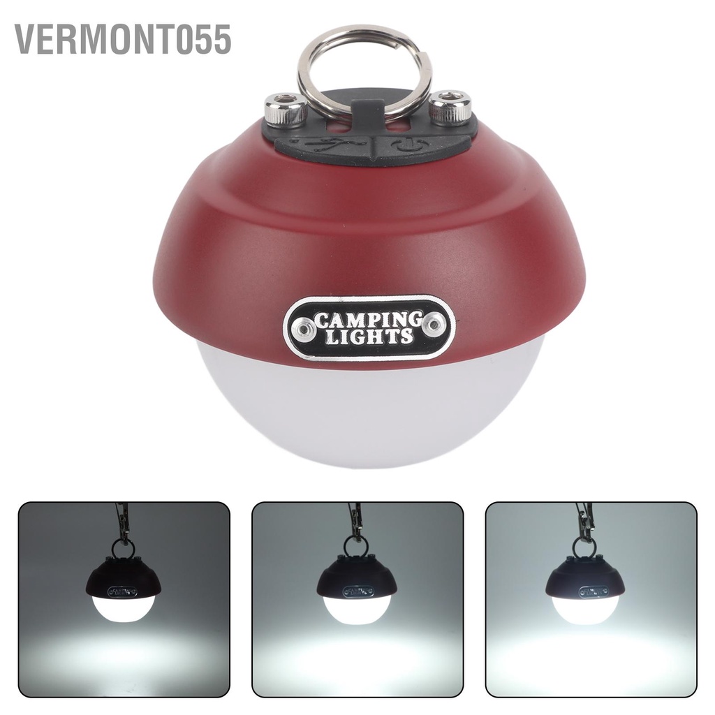 Vermont055 Đèn đuổi côn trùng ngoài trời IPX4 Loại C LED cắm trại có thể sạc lại xung quanh