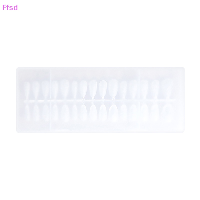 {Ffsd} Set 240 Móng Tay Giả Trong Suốt Bằng Acrylic Đầu Nhọn S M L * Bán Chạy