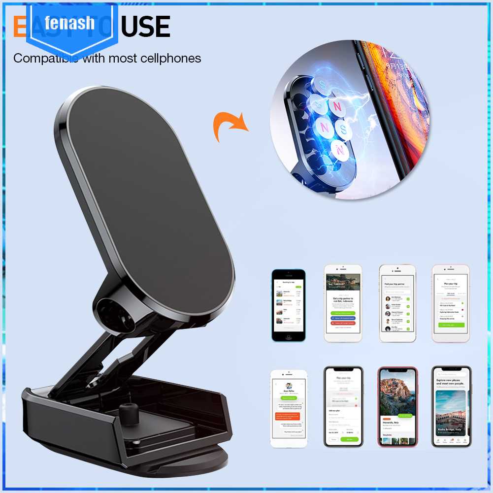 Giá Đỡ Điện Thoại / Thiết Bị Định Vị GPS Có Thể Gập Lại Cho Xe Hơi