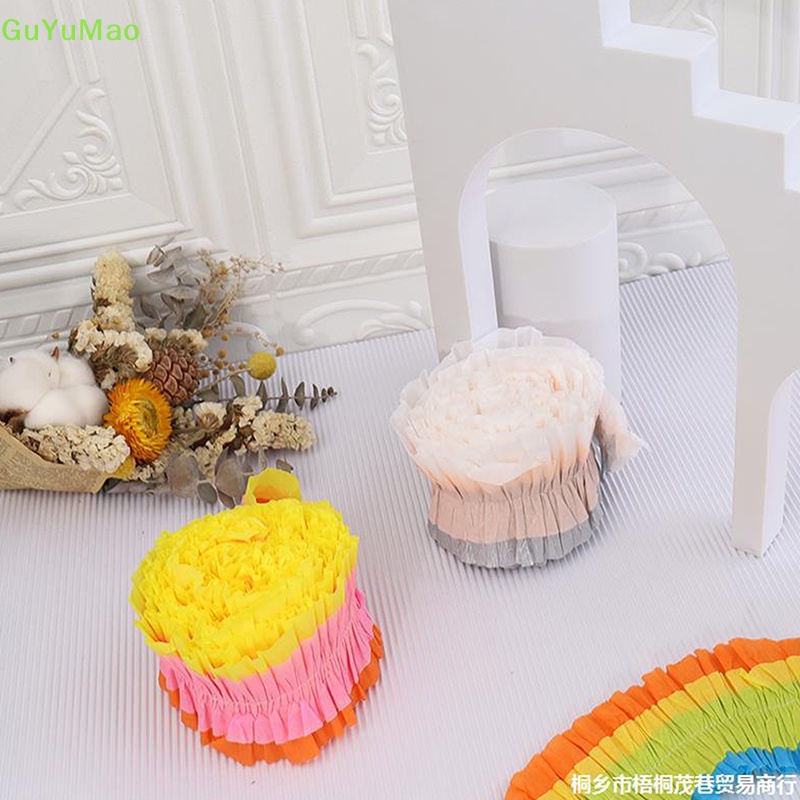 Cuộn Giấy Crepe Đầy Màu Sắc 3M Trang Trí Tiệc Cưới / Sinh Nhật / Năm Mới / Giáng Sinh