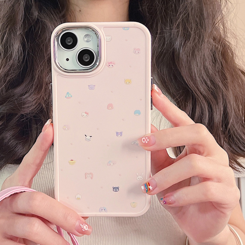 Ốp Điện Thoại Họa Tiết Sanrio Hoạt Hình Cho iPhone 11 14 Pro Max 13 12 11 Pro Max 12