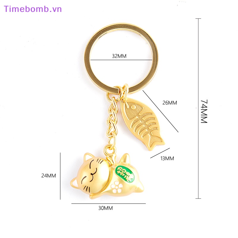 # Túi Đeo Chéo Thời Trang Hàn Cho Nữ # Móc Khóa Hình Chú Mèo May Mắn Nhật Bản Đáng Yêu