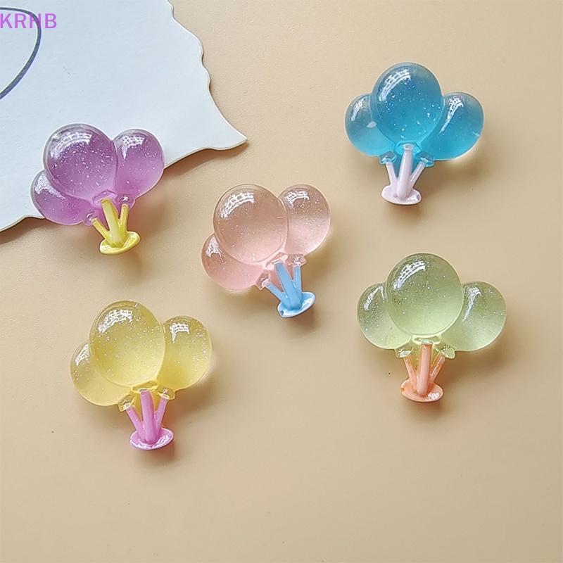 Set 10 Bong Bóng Nhựa Trong Suốt Phát Sáng Dùng Trang Trí Mới