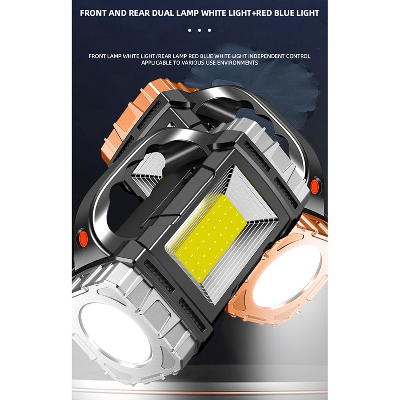 Đèn Pin LED Cầm Tay Chống Nước Sạc USB Cho Hoạt Động Ngoài Trời