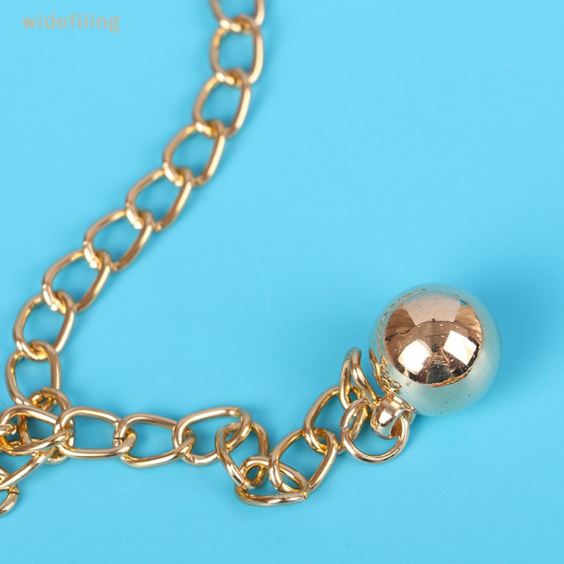 Thắt Lưng Chuỗi Hạt Ngọc Trai Trơn Bằng Kim Loại Cho Nữ