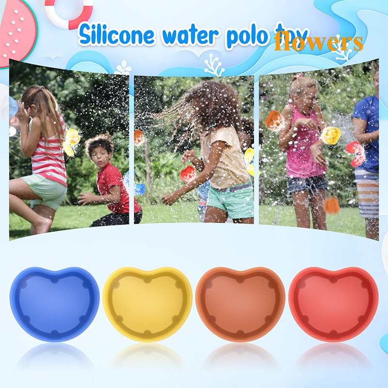 Bom Nước Tái Sử Dụng Được Kèm Túi Lưới Bằng Silicone Đựng Bom Nước Vui Nhộn Cho Bữa Tiệc