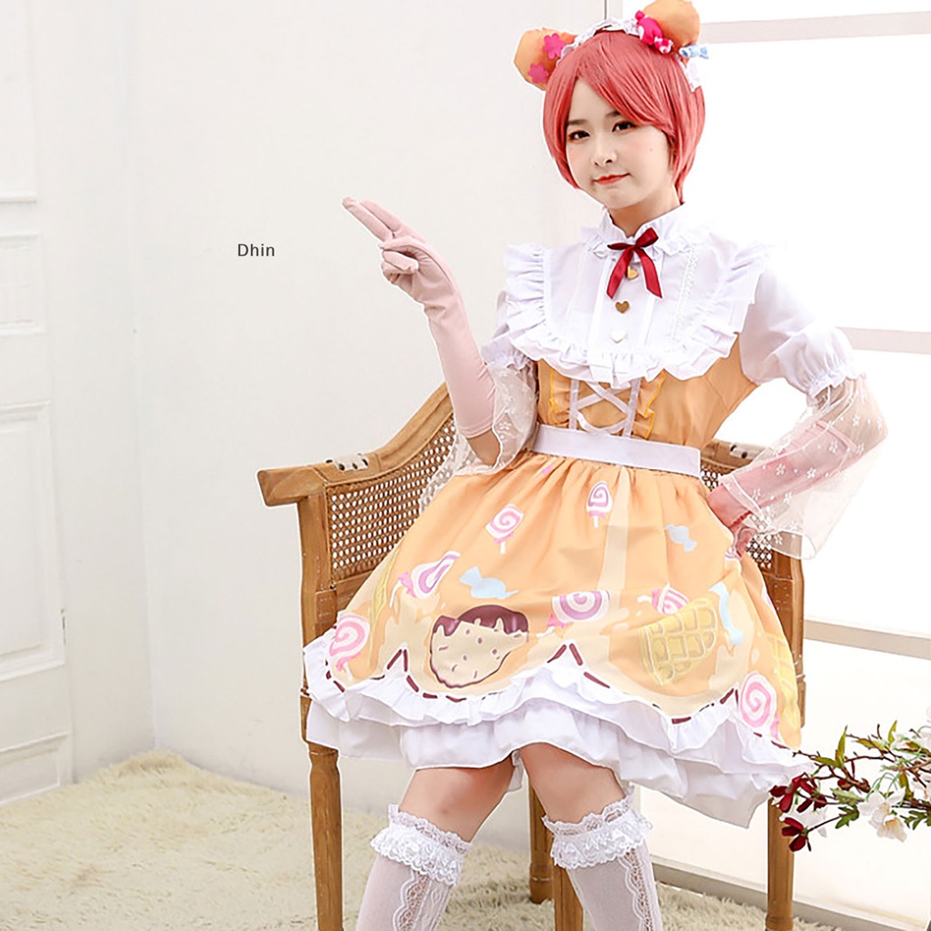 [Dhin] Quần Áo Hóa Trang Lolita Màu Kẹo Cá Tính Thứ Năm Cho Nữ Túi Đựng Đồ Dùng Cao Cấp Tiện Dụng