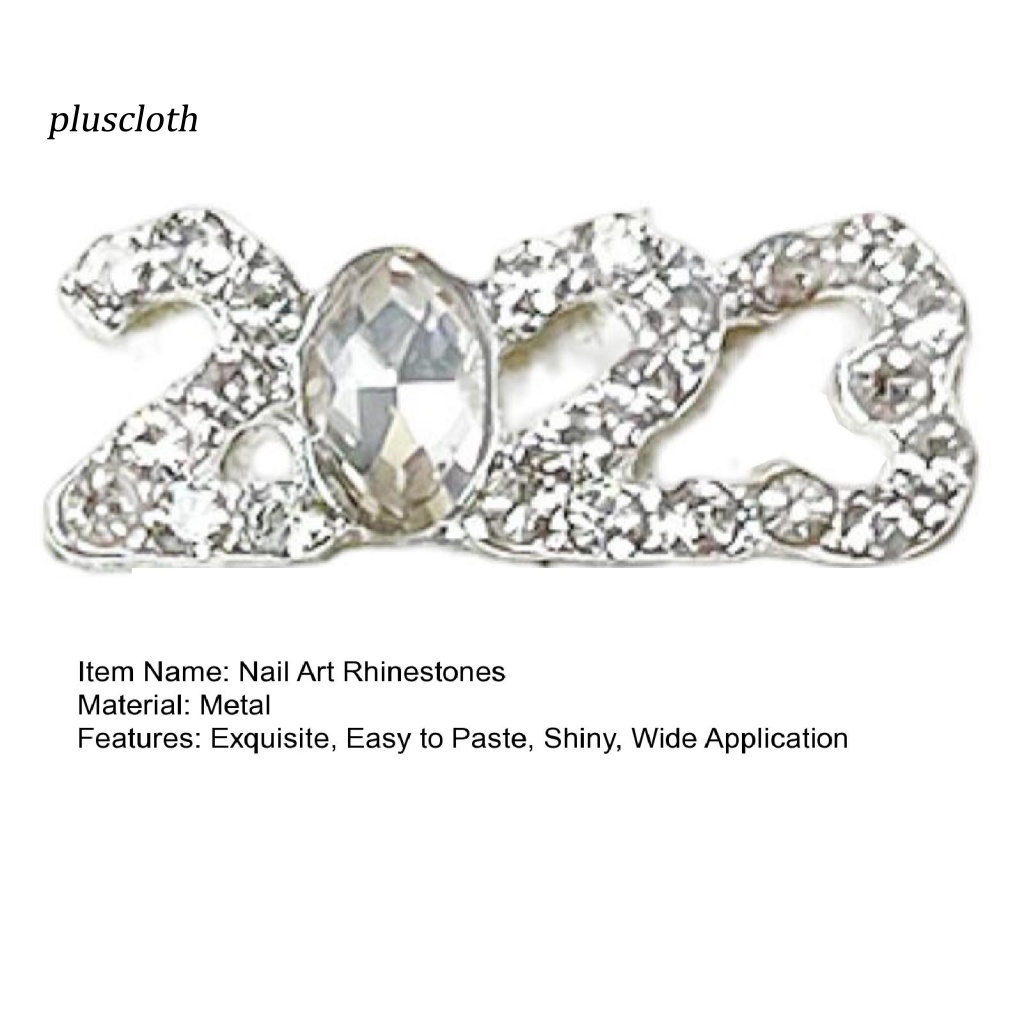 Hộp Hạt Kim Cương Giả Lấp Lánh Trang Trí Móng Tay 2023