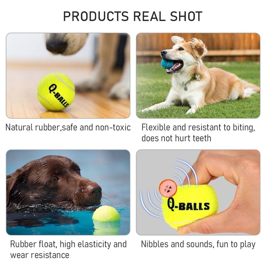 Bộ Đồ Chơi Bóng Nảy Vui Nhộn Kích Thước Nhỏ An Toàn Cho Thú Cưng