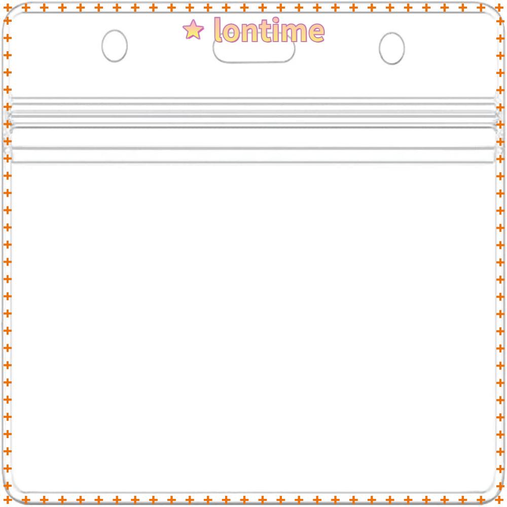 Lontime 10 Cái Giá Đỡ Thẻ Ghi Tên Phong Cách Nóng Bỏng Có Khóa Kéo