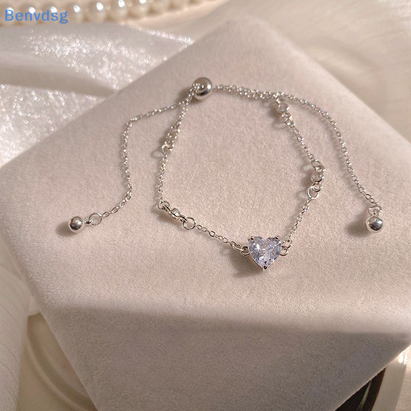 Benvdsg > Vòng Tay Đính Đá Zircon Lấp Lánh Tùy Chỉnh Thời Trang Sáng Tạo Làm Quà Tặng Sinh Nhật / Đám Cưới Cho