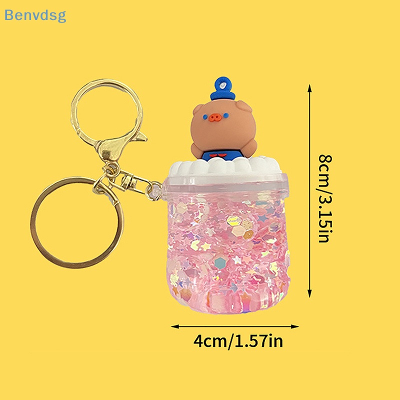 Benvdsg > Móc Khóa Hạt Cườm Hình Gấu Trúc Hoạt Hình Chuyển Động Dạng Lỏng Có Thể Di Chuyển