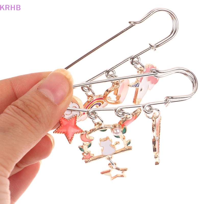 Ghim Cài Áo Hình Thỏ Đính Đá Nhân Tạo Thời Trang Dành Cho Cả Nam Và Nữ Mới