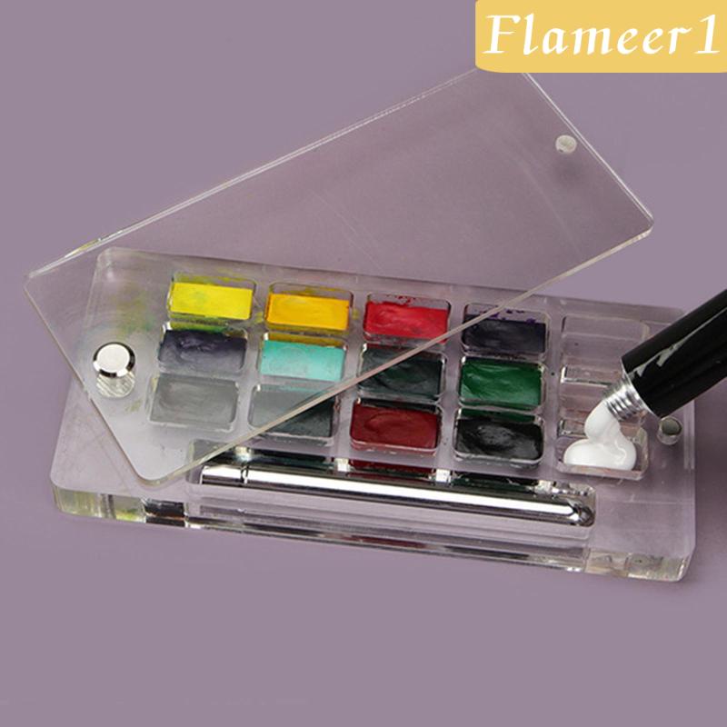 [flameer1] Bộ Màu Nước Kèm Túi Đựng Dùng Vẽ Tranh Ngoài Trời Nhỏ Gọn