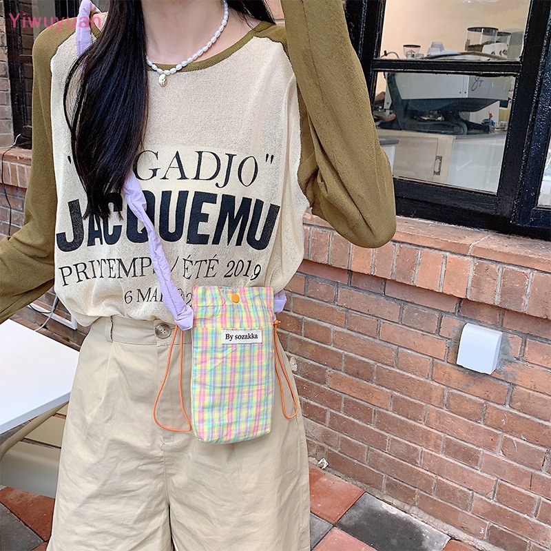 Túi Đeo Chéo Mini Đựng Điện Thoại Thời Trang Hàn Quốc Mới