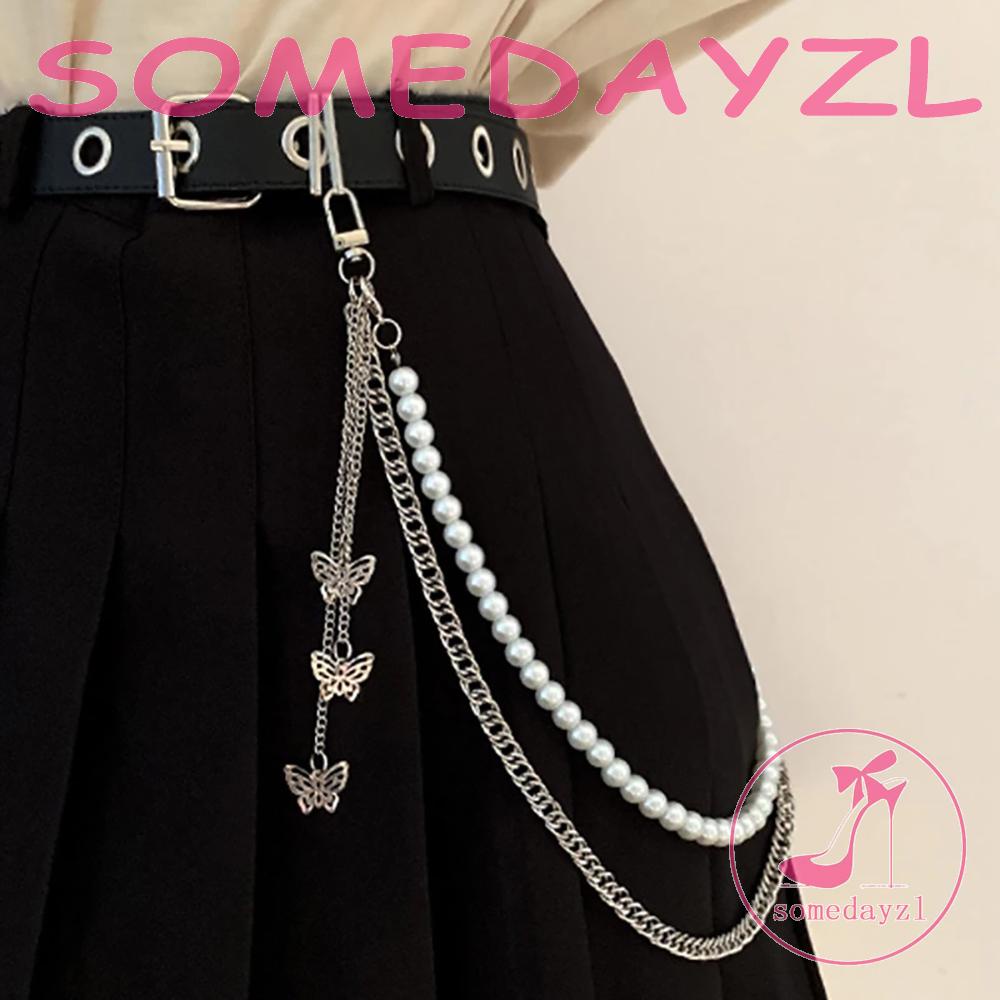 Dây Xích Đeo Thắt Lưng Quần Jean Phong Cách Hip Hop Đơn Giản Gợi Cảm Cho Nam Và Nữ