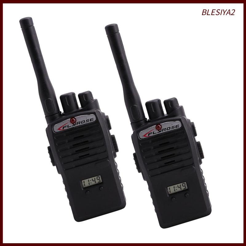 [Blesiya2] Gói 2 Radio Đồ Chơi Cầm Tay Màu Đen Dành Cho Trẻ Em