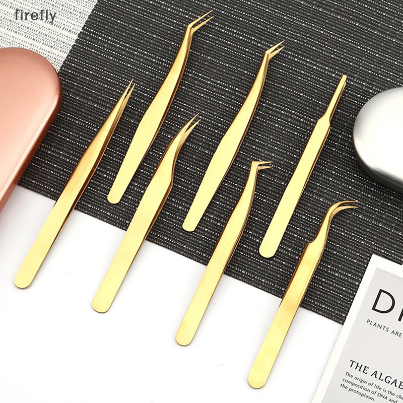 Nhíp Nối Mi / Lông Mày Bằng Thép Không Gỉ Chống Tĩnh Điện