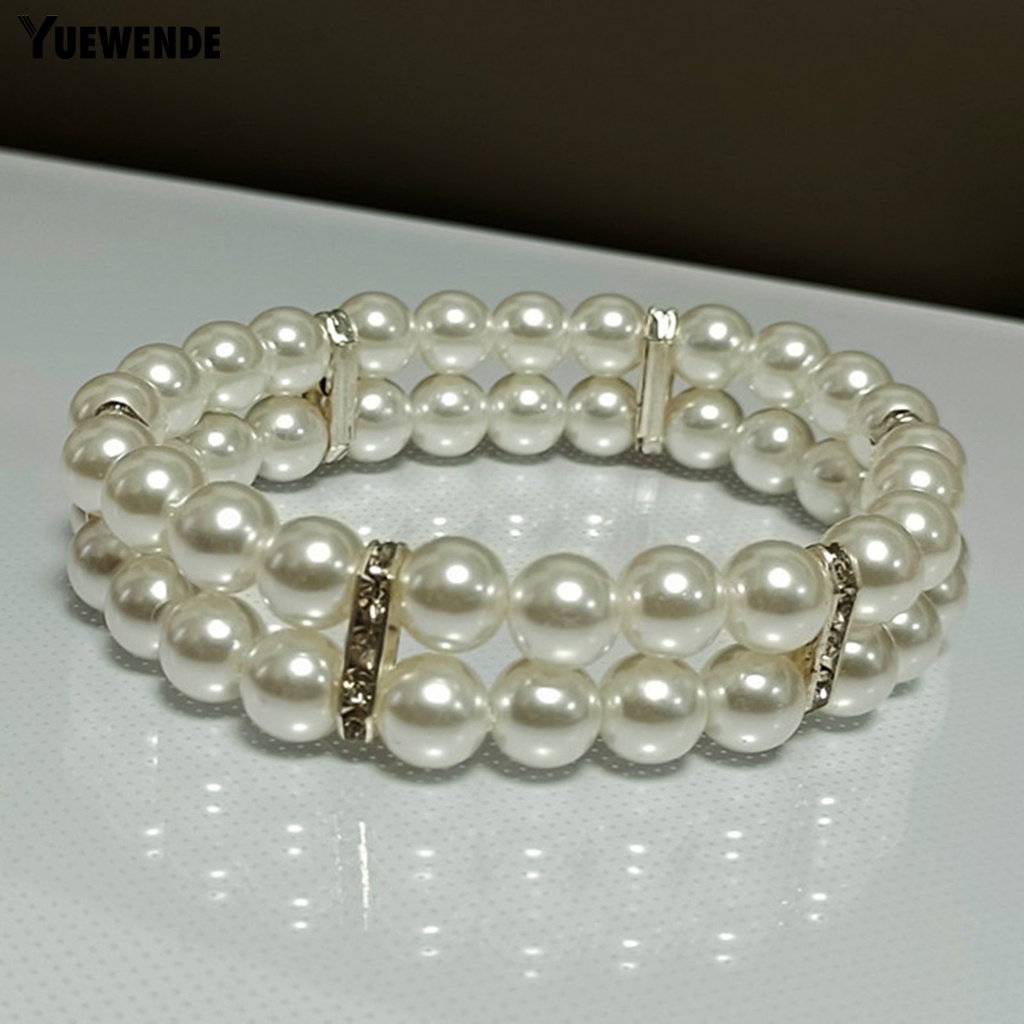 Vòng Cổ YQ.E Co Giãn Tốt 4 Màu Đính Ngọc Trai Giả Cỡ Vừa / Vừa / Mèo Độc Đáo Trang Trí Ngoài Trời