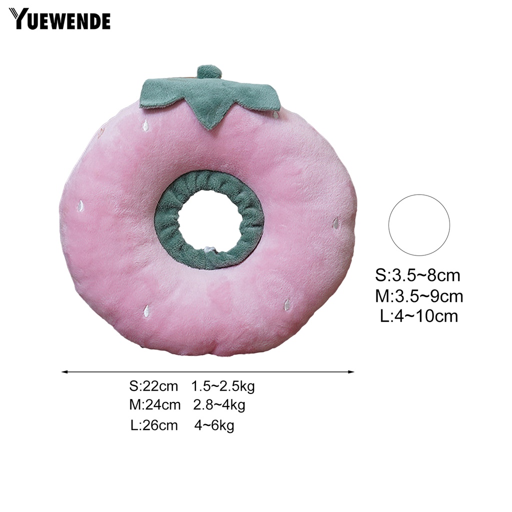 Yq.e Vòng Cổ Nylon Siêu Mềm Chống Mài Mòn Bảo Vệ Vết Thương Cho Mèo Elizabethan