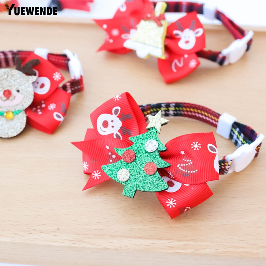 Yq.e Vòng Cổ Trang Trí Giáng Sinh Có Thể Điều Chỉnh Cho Mèo Cưng