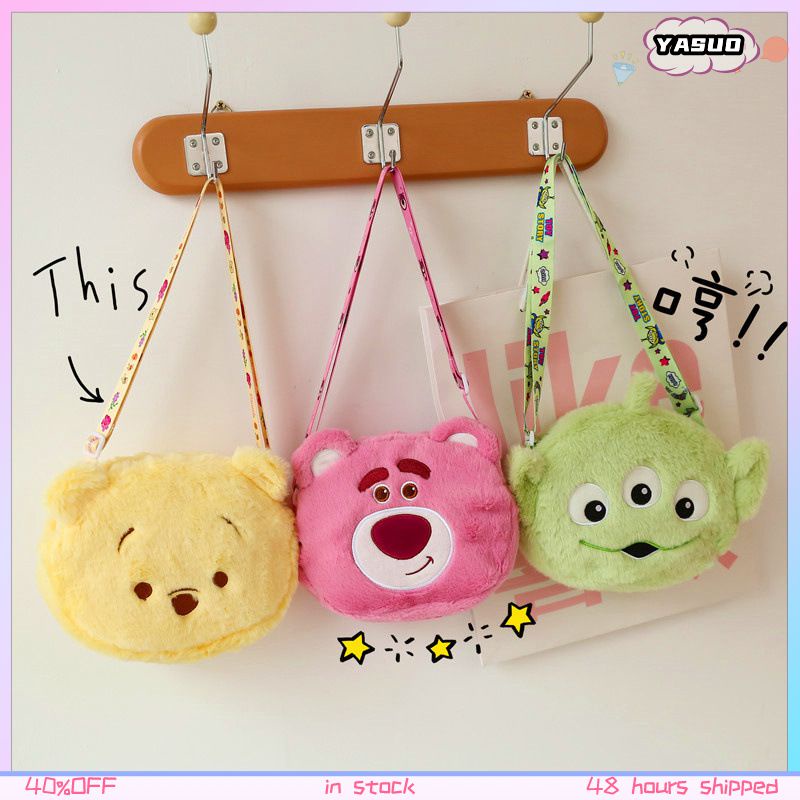Hoạt Hình Sanrio Losto túi đeo chéo Nặng Sang Trọng Túi Đeo Vai Gấu Dâu Dễ Thương Túi Đeo Chéo Túi Dành Cho Người Lớn Bé Gái Trẻ Em