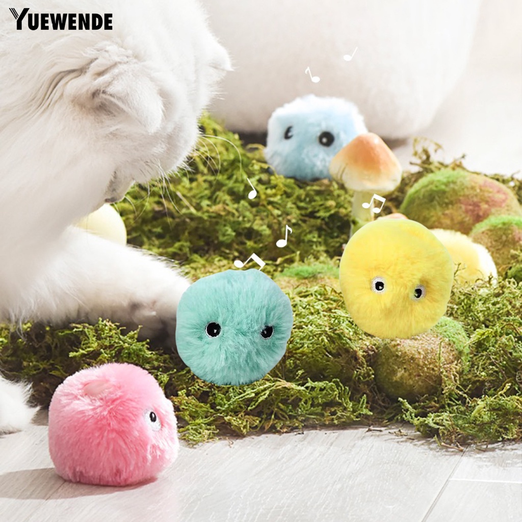 Đồ Chơi Bắt Bóng Bằng EVA Họa Tiết Hoạt Hình Phát Sáng Giúp Giảm Căng Thẳng Dành Cho Mèo Cưng