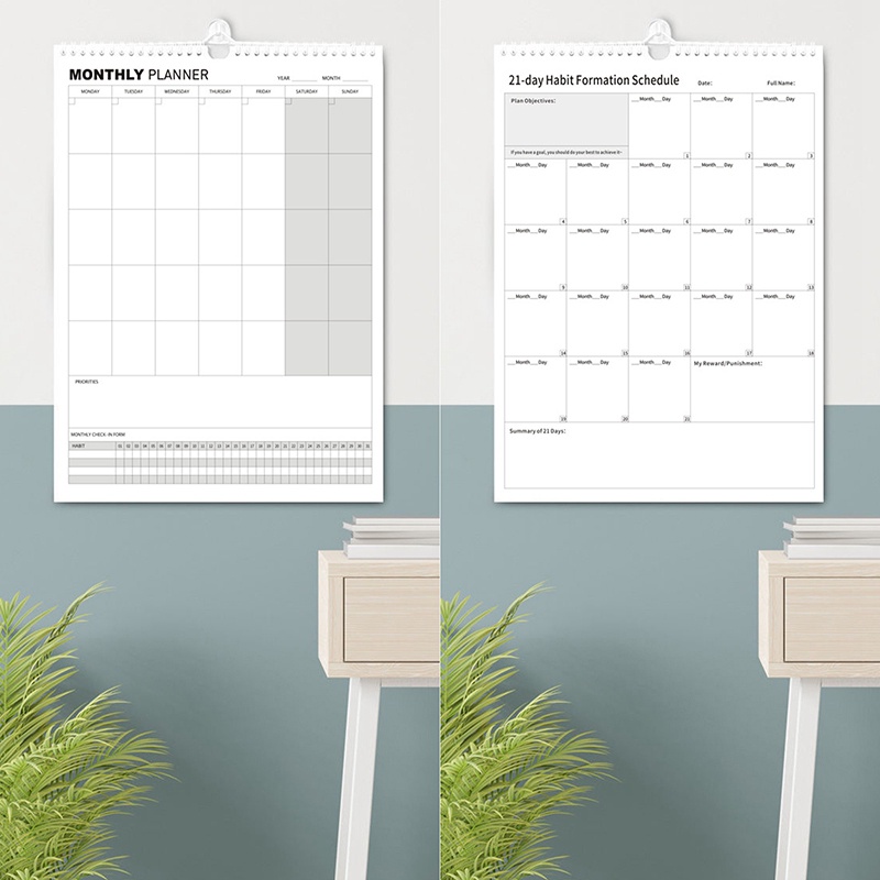 Sổ Tay Nhật Ký JS Nhật Ký Hàng Ngày Lên Kế Hoạch Hàng Tuần Với Schedule Agenda Time Table To Do List Kraft