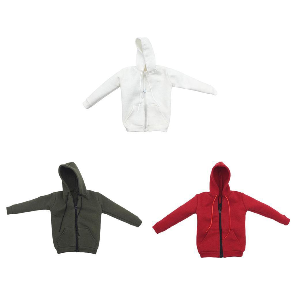 Bộ Quần Áo Hooddie Cho Búp Bê Nam Tỉ Lệ 1 / 6