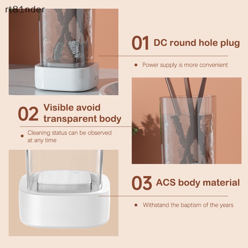 Máy Rửa Cọ Trang Điểm Tự Động Nhanh Khô Tiện Lợi