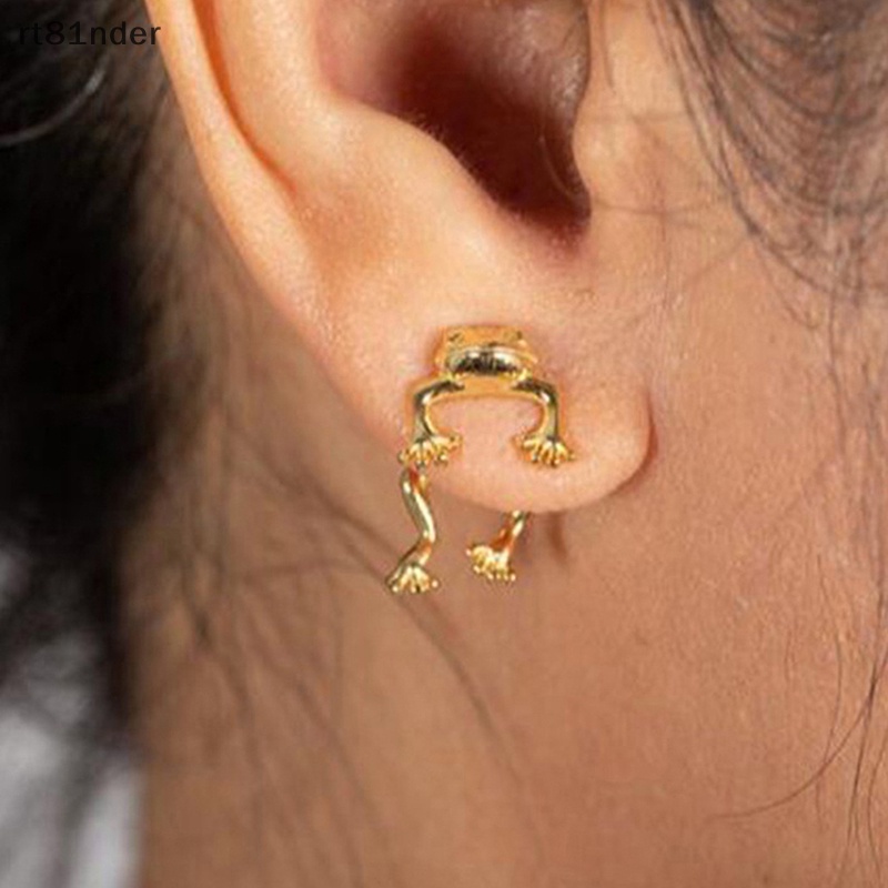 1 Đôi Bông Tai Hình Chú Ếch Phong Cách Gothic Thời Trang Cho Nữ Y2k