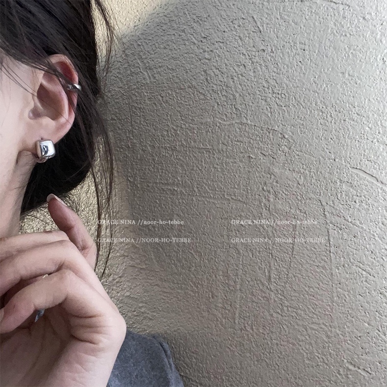 Khuyên Tai Hình Vuông Đơn Giản Phong Cách Hàn Quốc Thời Trang 2023