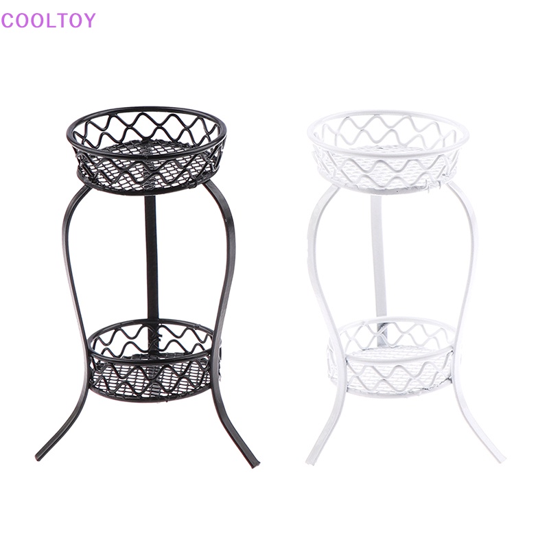 Giá Đỡ Chậu Hoa Bằng Sắt Mini Tỷ Lệ 1: 12 Độc Đáo Trang Trí Nhà Búp Bê