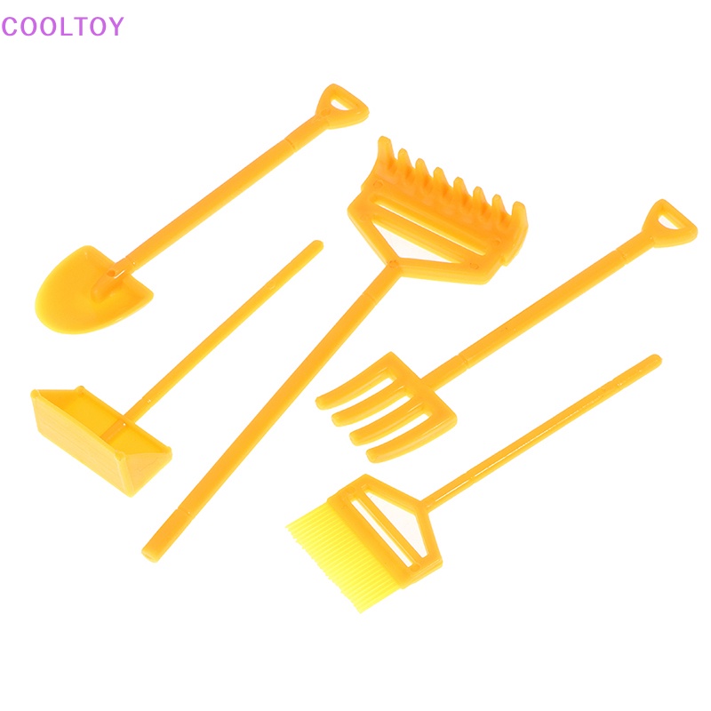 Set 5 Dụng Cụ Dọn Dẹp Nhà Búp Bê Tỉ Lệ 1: 12 Cao Cấp