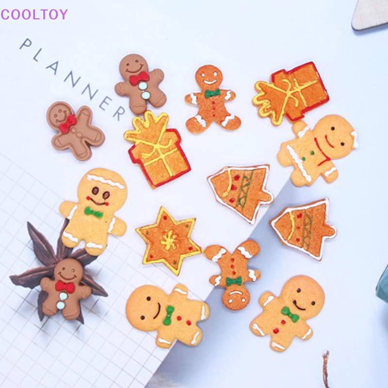 Cooltoy Bộ 6 Túi Đựng Bánh Quy Bánh Gừng Giáng Sinh Thu Nhỏ DIY Bán Chạy
