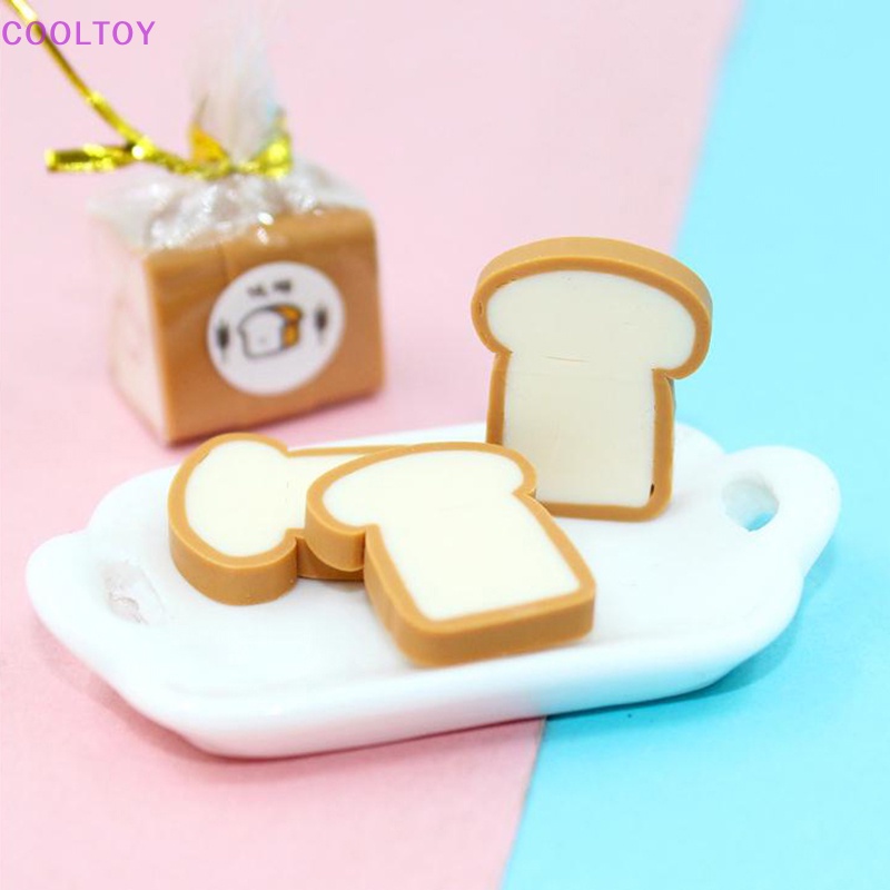 Set 4 Túi Bánh Mì Sandwich Tỉ Lệ 1: 12 Trang Trí Nhà Búp Bê