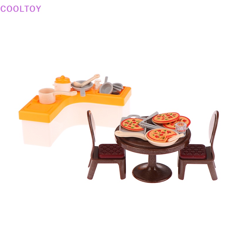 Cooltoy Mô Hình Nhà Bếp / Phòng Tắm Tỉ Lệ 1 / 12 Trang Trí Nhà Búp Bê
