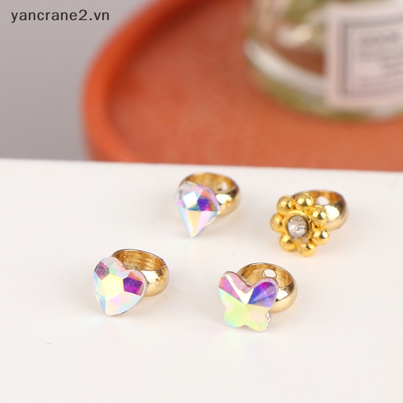 Nhẫn Kim Cương Hình Hoa Hướng Dương / Bướm / Trái Tim Trang Sức Thu Nhỏ Dành Cho Nhà Búp Bê 1: 6 {yancrane2.vn}