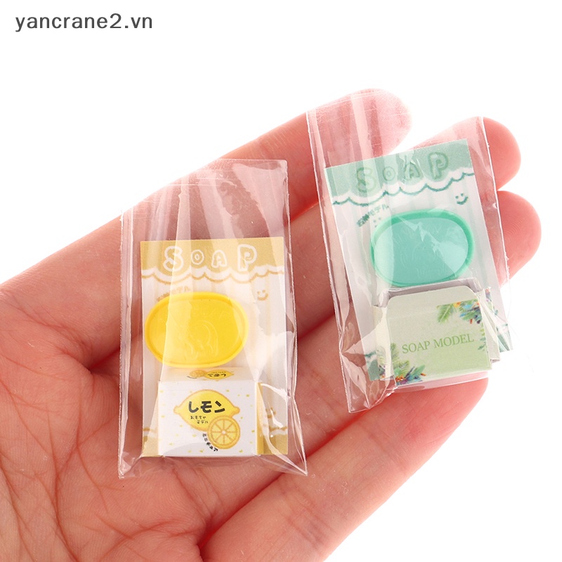 Bộ Xà Phòng Mini 1 / 12 Dùng Trang Trí Nhà Búp Bê DIY yancrane2.vn