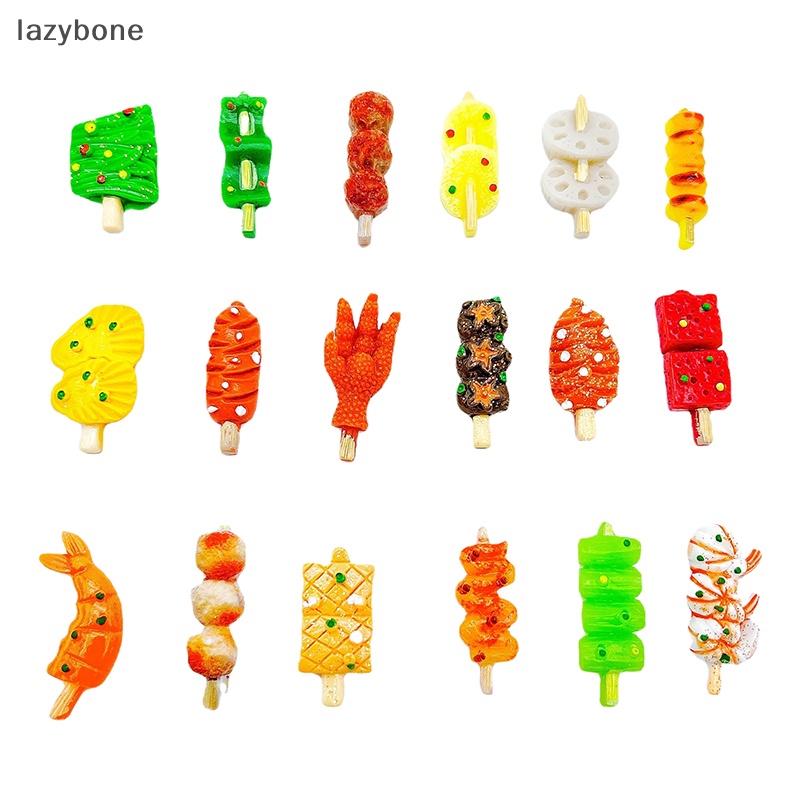 Set 5 Mô Hình Bàn Chân Gà / Tôm Nướng Thịt Trang Trí Nhà Búp Bê 1: 12